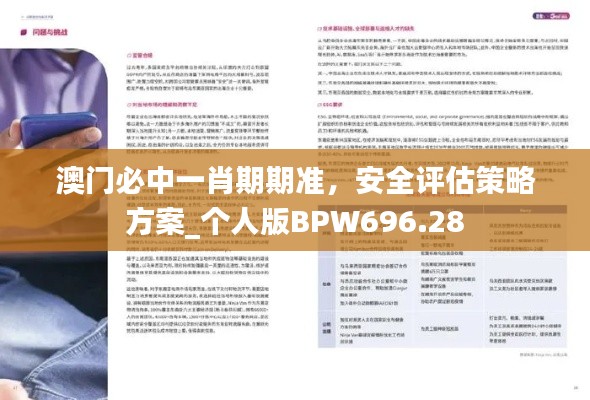 澳門必中一肖期期準(zhǔn)，安全評估策略方案_個(gè)人版BPW696.28