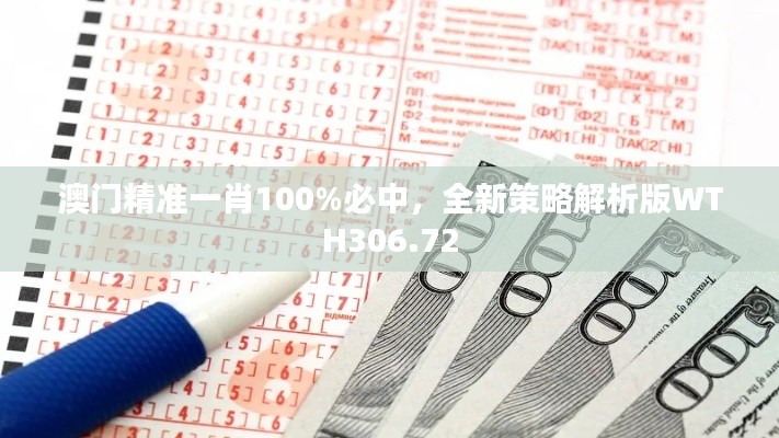 澳門精準(zhǔn)一肖100%必中，全新策略解析版WTH306.72