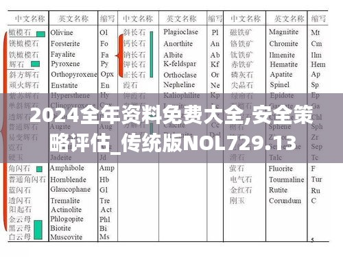 2024全年資料免費(fèi)大全,安全策略評估_傳統(tǒng)版NOL729.13