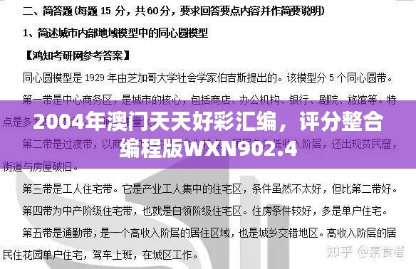 2004年澳門天天好彩匯編，評(píng)分整合編程版WXN902.4