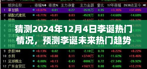 李誕未來熱門趨勢展望與深度分析，預(yù)測李誕在2024年12月4日的熱門情況展望深度解析