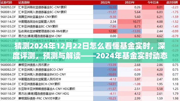 揭秘2024年基金實(shí)時(shí)動(dòng)態(tài)洞察系統(tǒng)，深度評(píng)測(cè)、預(yù)測(cè)與解讀的未來(lái)趨勢(shì)