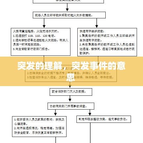 突發(fā)的理解，突發(fā)事件的意思 