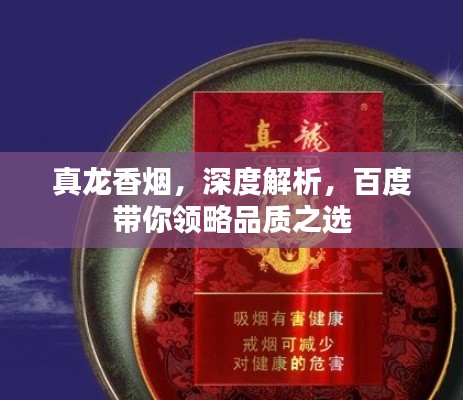 真龍香煙，深度解析，百度帶你領(lǐng)略品質(zhì)之選