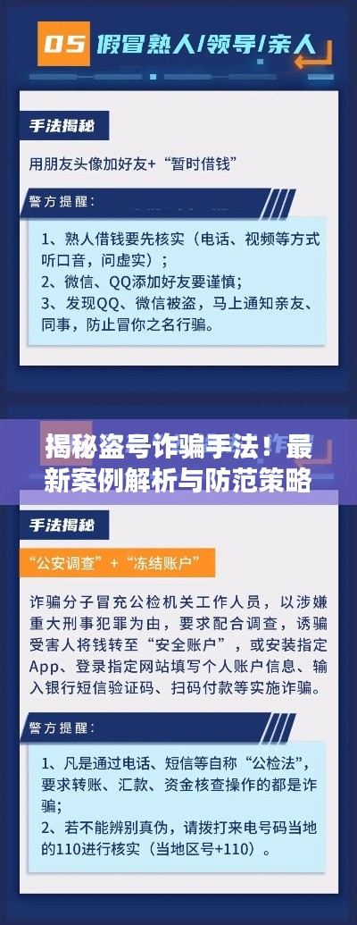 揭秘盜號(hào)詐騙手法！最新案例解析與防范策略全攻略