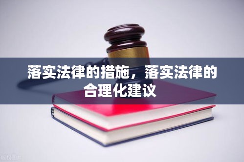 落實法律的措施，落實法律的合理化建議 