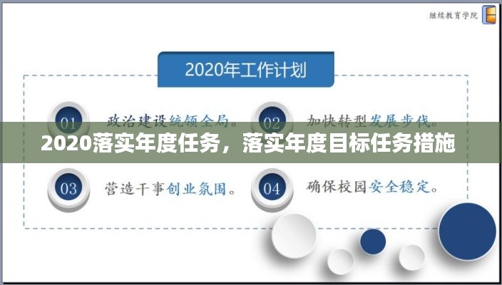 2020落實(shí)年度任務(wù)，落實(shí)年度目標(biāo)任務(wù)措施 