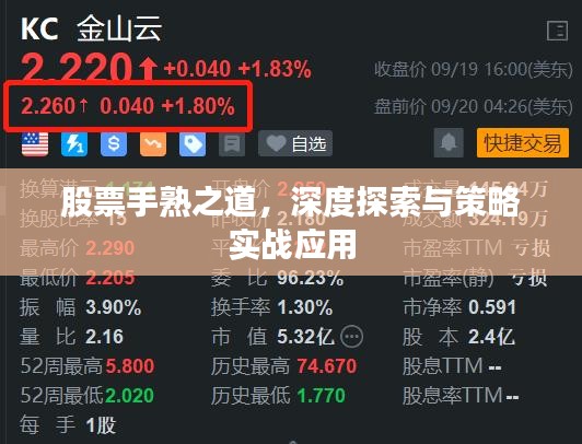 股票手熟之道，深度探索與策略實(shí)戰(zhàn)應(yīng)用